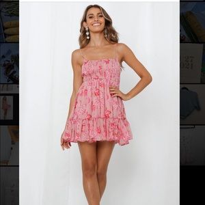 On the other side pink dress size M